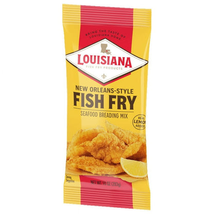 Louisiana New Orleans Style Crispy Seafood Coating Mix, 10 oz