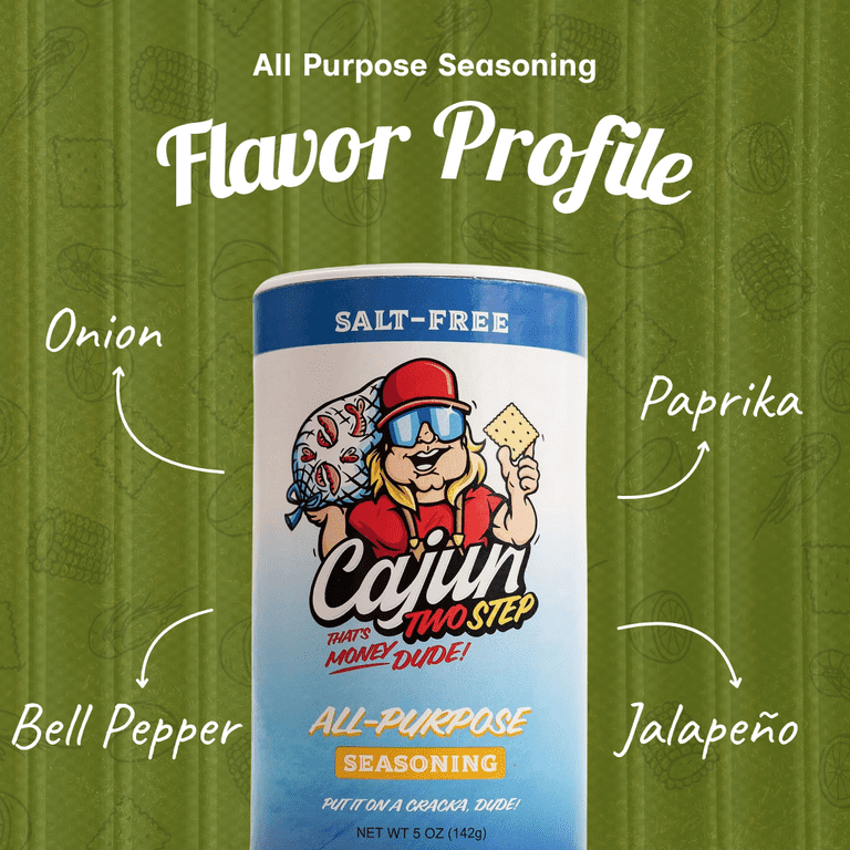 Cajun Two Step Cajun No Salt, 5oz