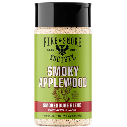 Fire & Smoke Society Smoky Applewood BBQ Seasoning, 6.9 oz