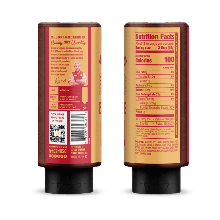 Kosmos Q OPX-1 Bold & Tangy BBQ Sauce