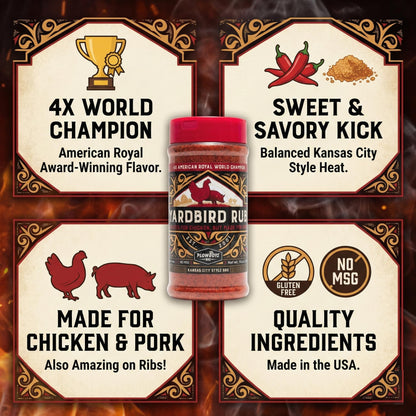 Plowboys Yardbird Rub, 14oz