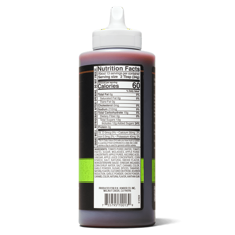 Kinder's Bourbon Apple Gold Label BBQ Sauce, 15.5oz