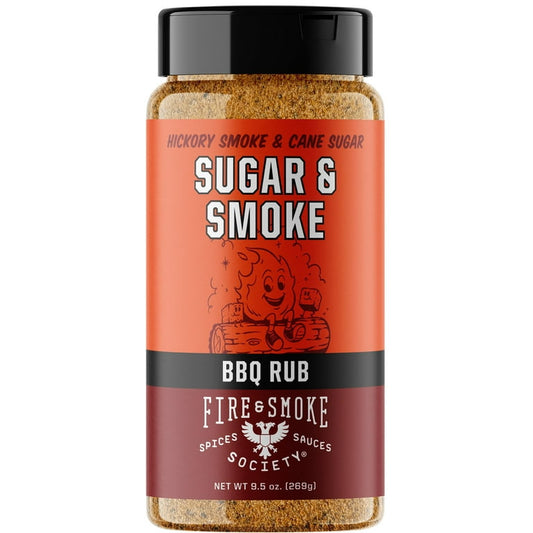 Fire & Smoke Society Sugar and Smoke BBQ Seasoning, 9.9 oz