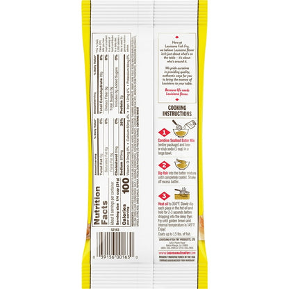 Louisiana Beer Batter Crispy Seafood Coating Mix, 8.5oz