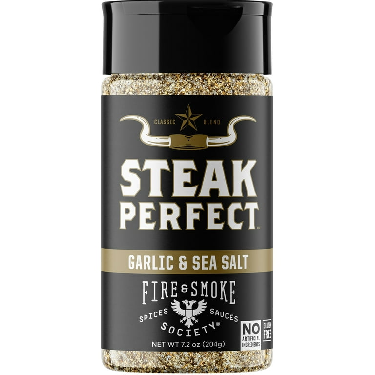 Fire & Smoke Society Steak Perfect Seasoning, 6.4oz