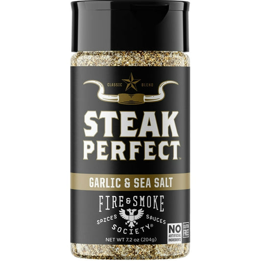 Fire & Smoke Society Steak Perfect Seasoning, 6.4oz