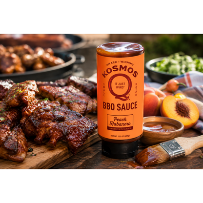 Kosmos Q Peach Habanero BBQ Sauce