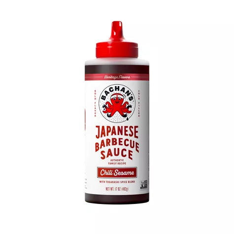 Bachan's Chili Sesame Japanese BBQ Sauce, 17oz