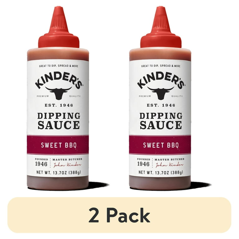Kinder's Sweet BBQ Dipping Sauce, 13.7 oz - 2pk