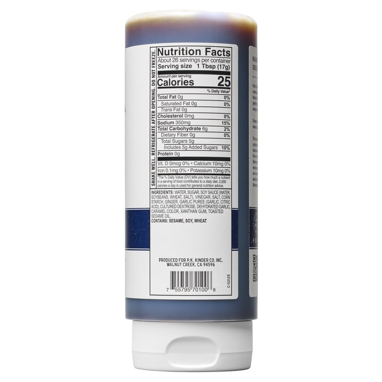 Kinder's Teriyaki Marinade and Sauce with Garlic and Ginger, 15.5 oz