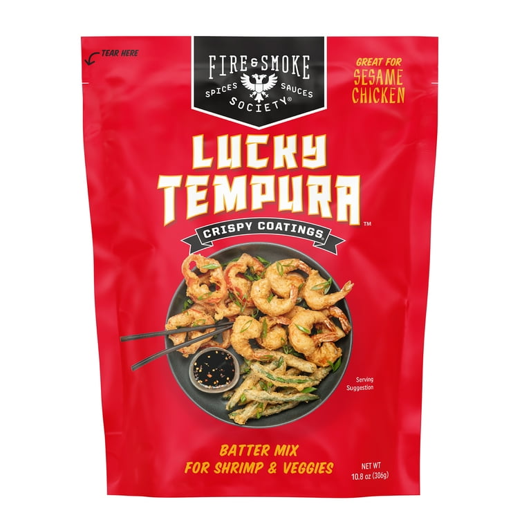 Fire & Smoke Society Lucky Tempura Batter Coating Mix, 10.8oz
