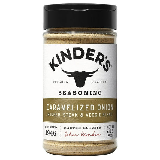 Kinder's Caramelized Onion Burger, Veggie and Steak Seasoning, 9.1 oz.