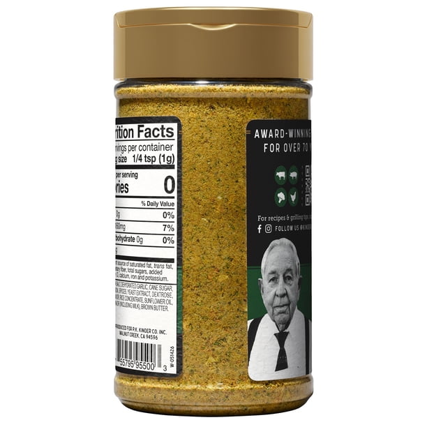 Kinder's Premium Cast Iron Steak Seasoning, 9.3 oz.