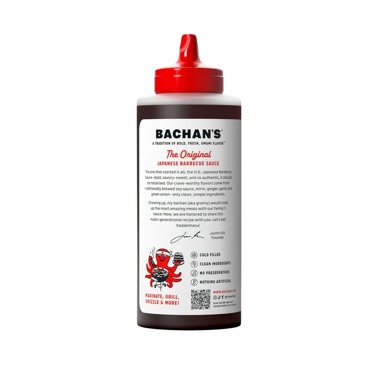 BACHAN'S THE ORIGINAL JAPANESE BARBECUE SAUCE