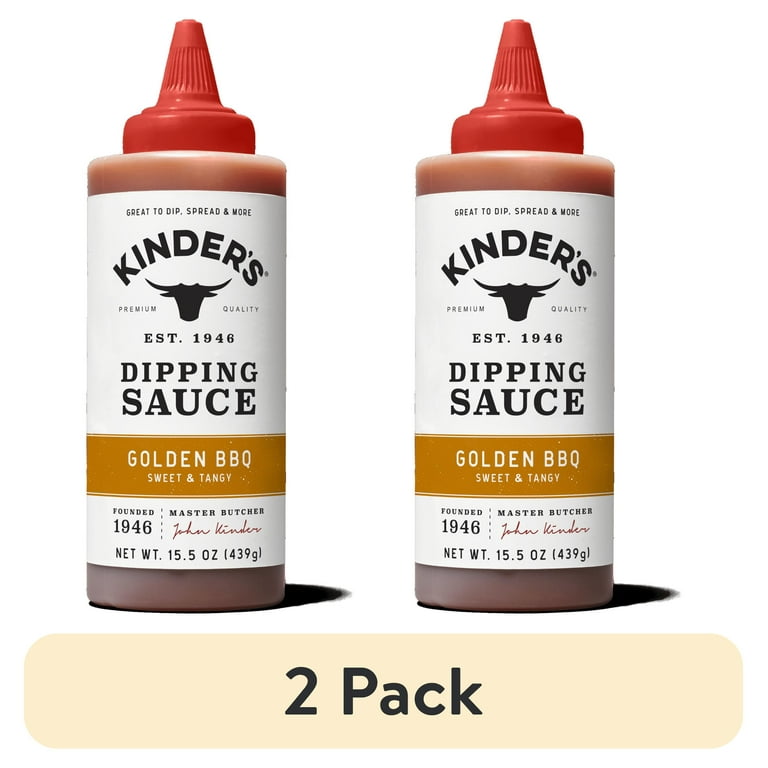Kinder's Golden BBQ Dipping Sauce, 15.5 oz - 2pk