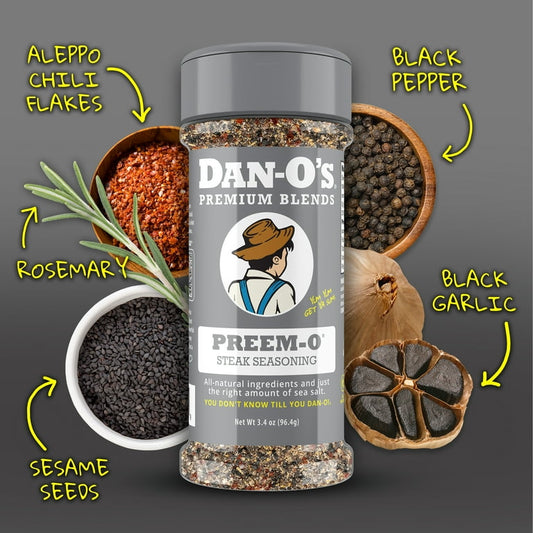 Dan-O's Seasoning Preem-O, 3.4oz