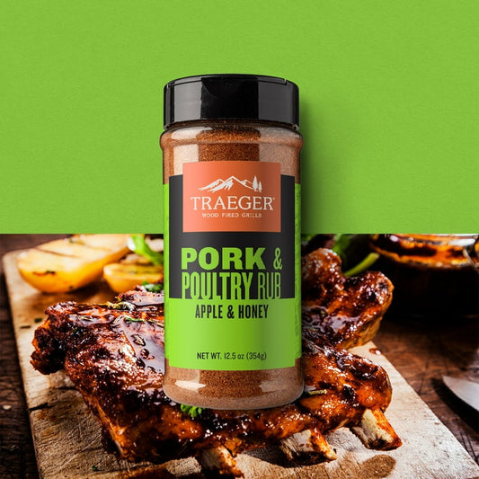 Traeger Pellet Grills Pork & Poultry Rub, 12.5 oz