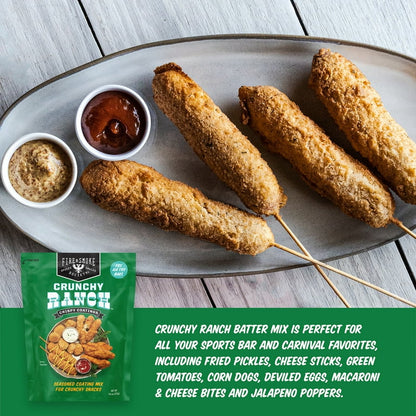 Fire & Smoke Society Crunchy Ranch Chicken Coating Fry Mix, 9.6oz