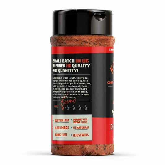 Kosmos Q Dirty Bird Dry BBQ Rub, 11 oz