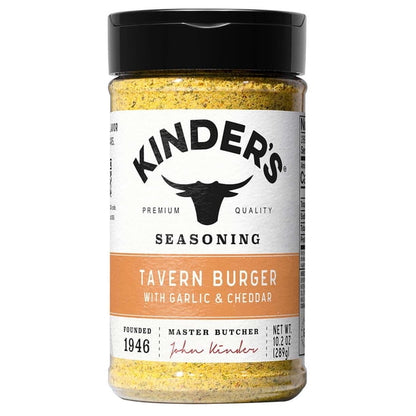 Kinder's Tavern Garlic & Cheddar Burger Seasoning