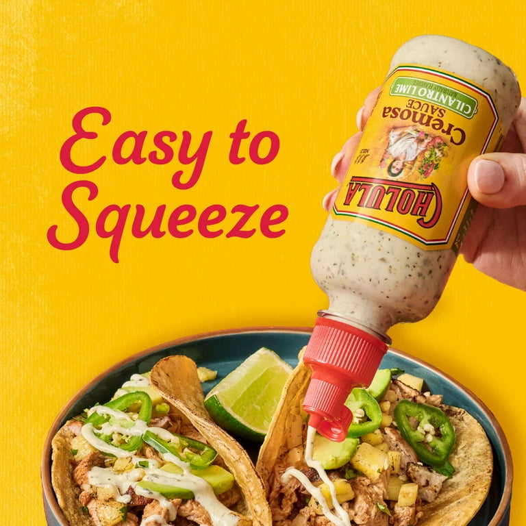 Cholula Cilantro Lime Cremosa Sauce, 8oz