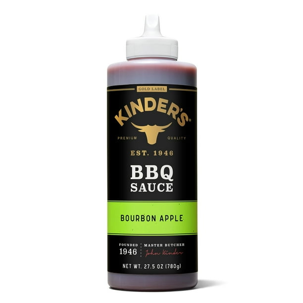 Kinder's Bourbon Apple Gold Label BBQ Sauce, 27.5 oz.