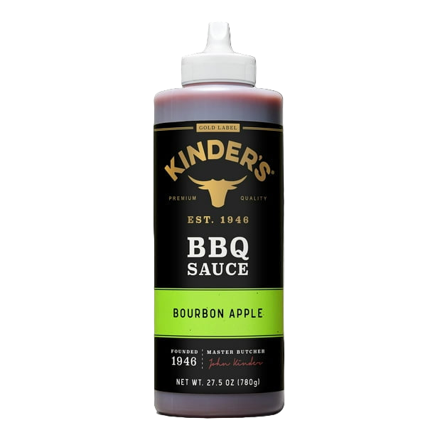 Kinder's Bourbon Apple Gold Label BBQ Sauce, 27.5 oz.