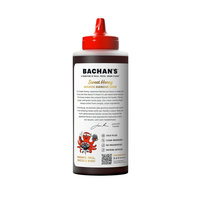 Bachan's Sweet Honey Japanese Barbecue Sauce