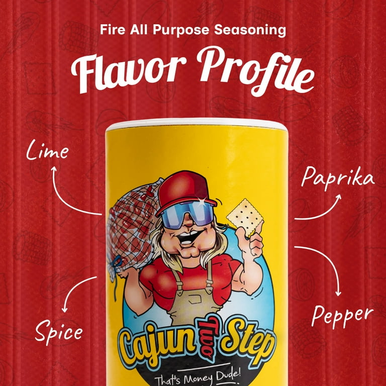 Cajun Two Step Seasoning FIRE | Thats Money Dude, 8oz