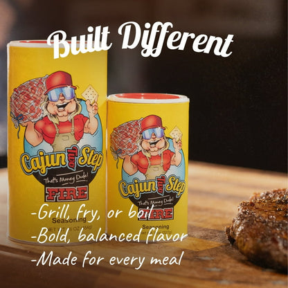 Cajun Two Step Seasoning FIRE | Thats Money Dude, 8oz