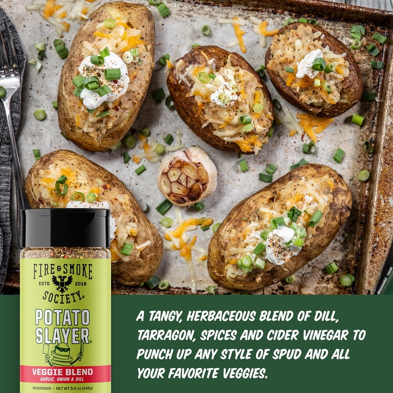 Fire & Smoke Society Potato Slayer Vegetable Seasoning Blend, 5oz