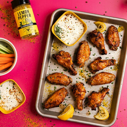 Fire & Smoke Society Lemon Pepper Seasoning, 6oz