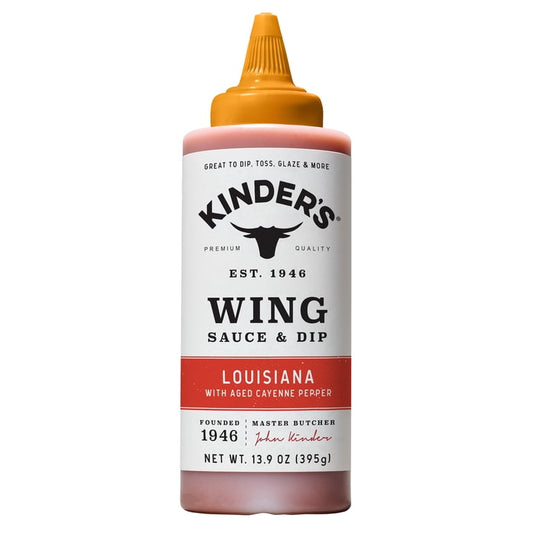 Kinder's Louisiana Heat Wing Sauce, 13.9oz