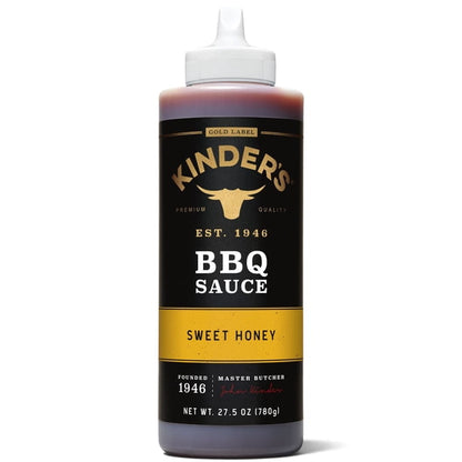 Kinder's Gold Label Sweet Honey BBQ Sauce, 27.5 oz