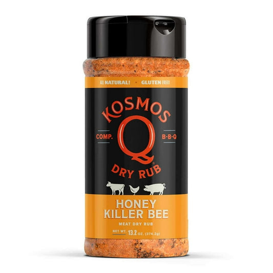 Kosmos Q Honey Killer Bee Dry BBQ Rub, 13.2 oz