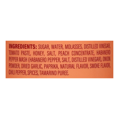 Kosmos Q Peach Habanero BBQ Sauce
