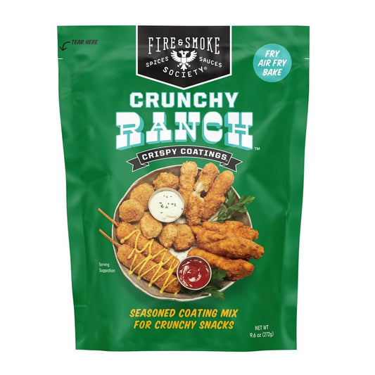 Fire & Smoke Society Crunchy Ranch Chicken Coating Fry Mix, 9.6oz
