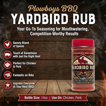 Plowboys Yardbird Rub, 14oz
