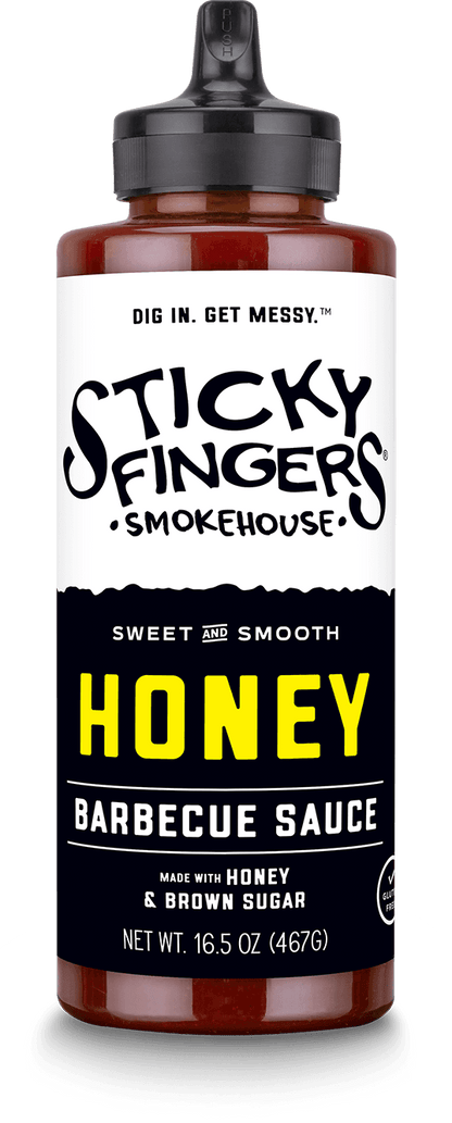 Sticky Fingers Smokehouse Honey Barbecue Sauce, 16.5oz