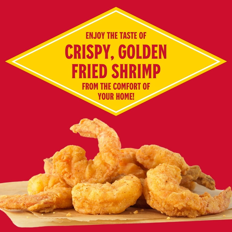 Louisiana Fish Fry Products Crispy Seasoned Shrimp Fry Batter Powder Mix, 10 oz Bag