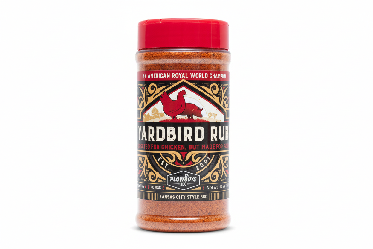 Plowboys Yardbird Rub, 14oz