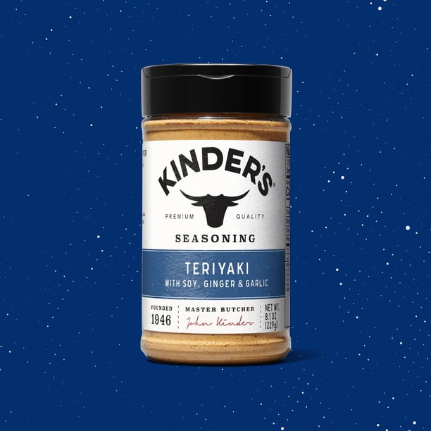 Kinder's Teriyaki with Soy, Ginger & Garlic Seasoning, 8.1 oz.