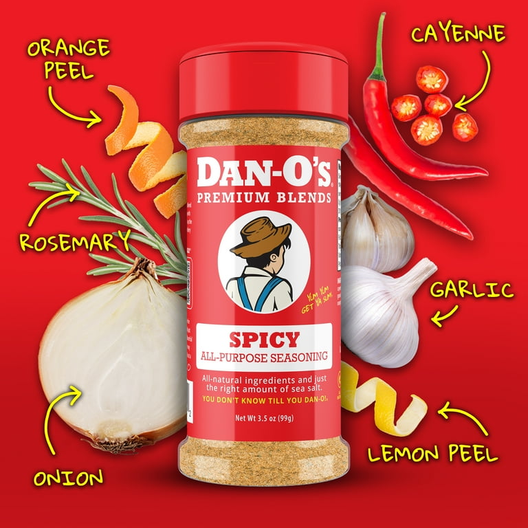 Dan-O's Spicy Seasoning, 3.5oz – SlobsRus BBQ
