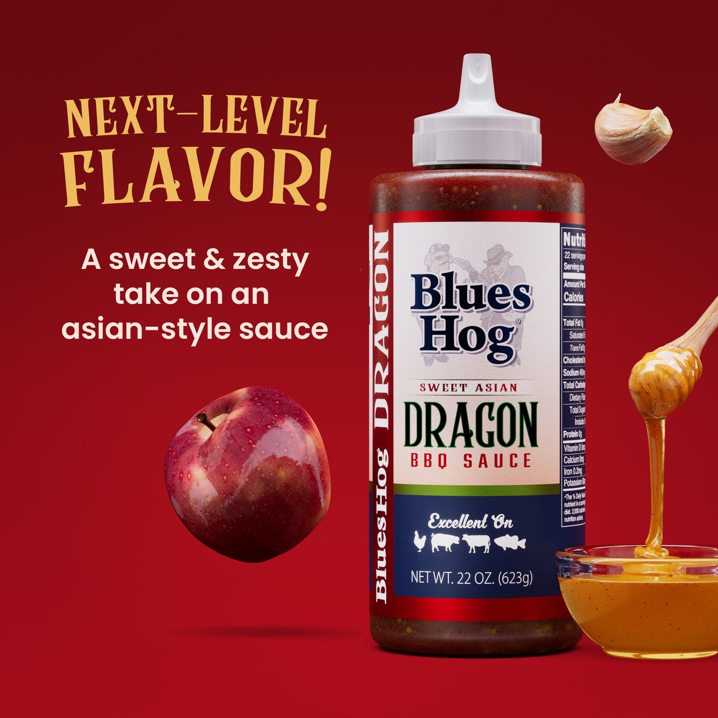 Blues Hog Sweet Asian Dragon BBQ Sauce, 22oz