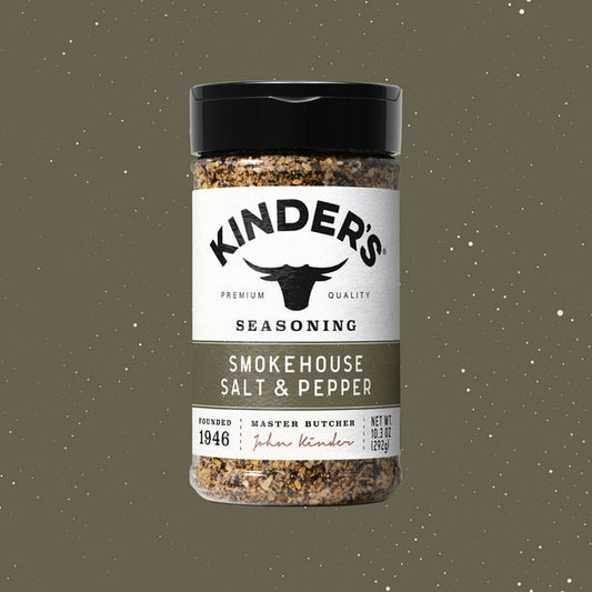 Kinder's Smokehouse Salt + Pepper Seasoning, 10.3 oz.