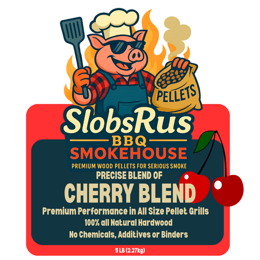 SlobsRus BBQ Smokehouse Cherry Blend Pellets, 5lbs