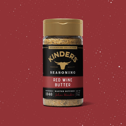 Kinder's Red Wine Butter Seasoning Blend with Real Red Wine and Herbs, 6.3 oz