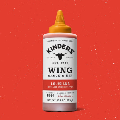 Kinder's Louisiana Heat Wing Sauce, 13.9oz