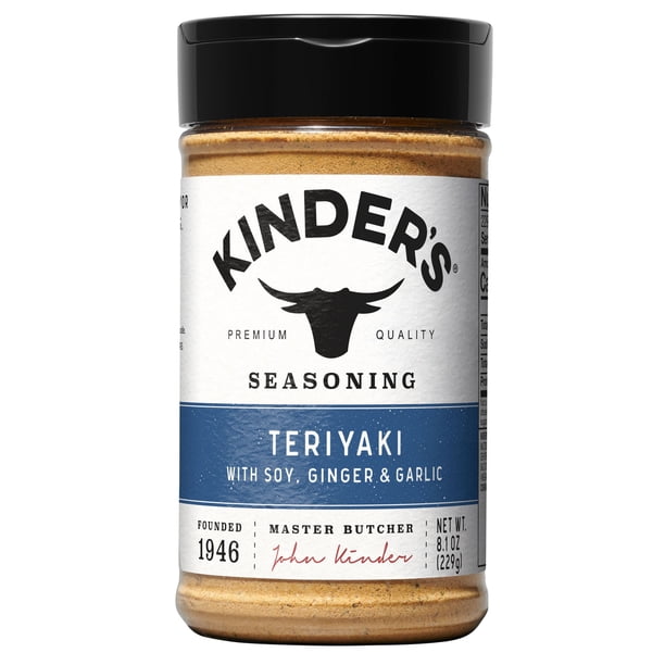 Kinder's Teriyaki with Soy, Ginger & Garlic Seasoning, 8.1 oz.