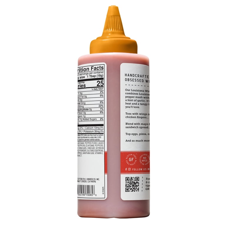 Kinder's Louisiana Heat Wing Sauce, 13.9oz